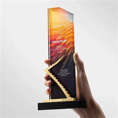 عمودی کرسٹل ٹرافی